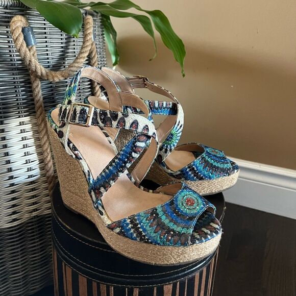 Summer wedges sandals - Picture 8 of 11